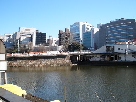 A distant view of the Ichigaya-mon Gate site (2)