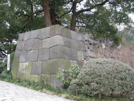 江戸城：日比谷門の石垣